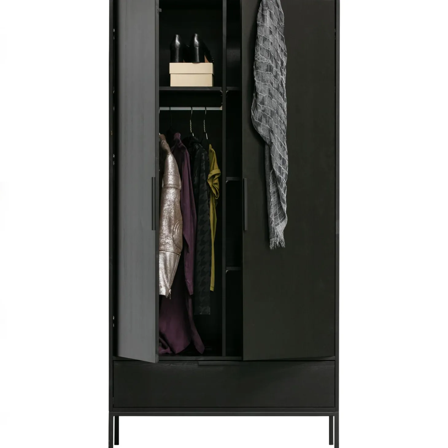 adam-2-deurs-kast-grenen-zwart-YLwREczk-4.webp Best WOOOD Adam 2-deurs Kast Grenen Zwart