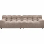 Clearance WOOOD Allure 3-zits Bank Geweven Stof Bruin Melange