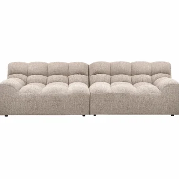 Hot WOOOD Allure 3-zits Bank Geweven Stof Naturel Melange