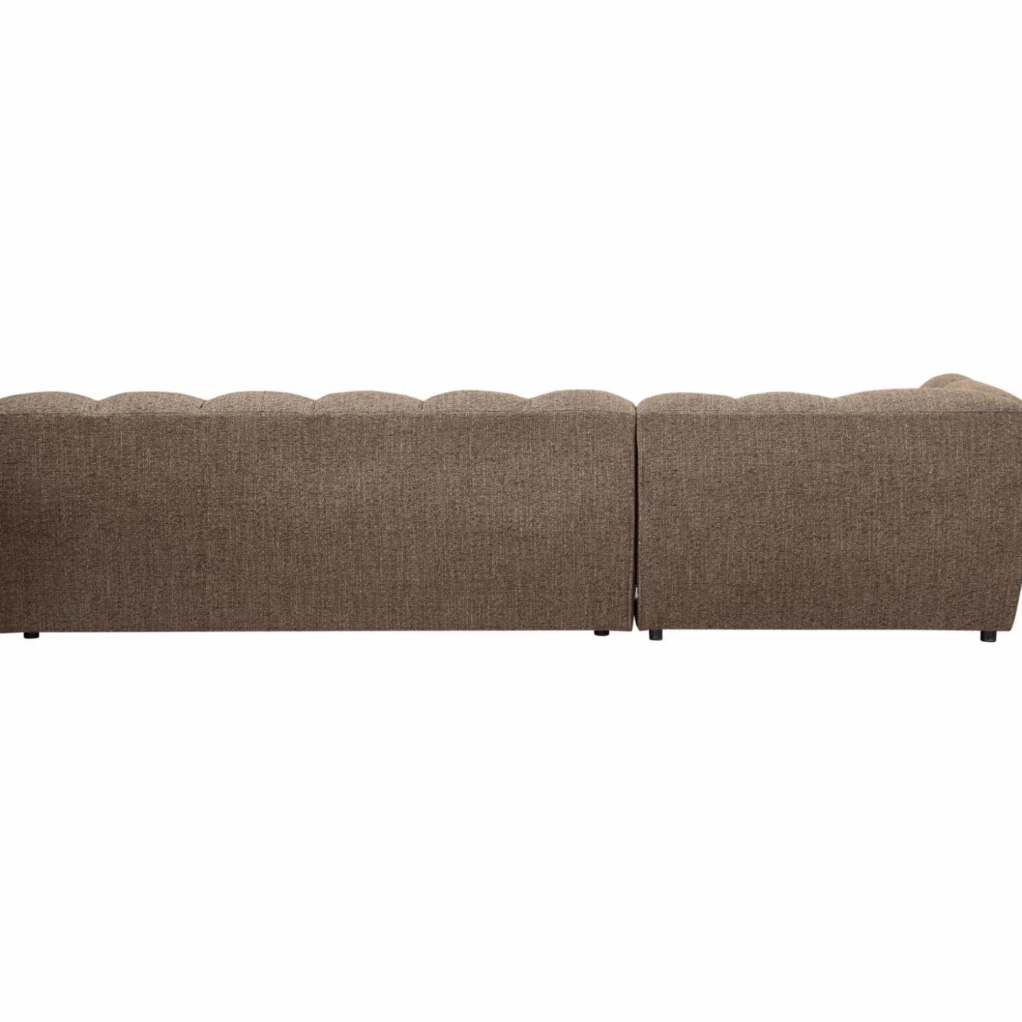 allure-chaise-longue-links-gew-QzBiavxL-2.webp Clearance WOOOD Allure Chaise Longue Links Geweven Stof Donkerbruin Melange