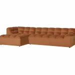 Hot WOOOD Allure Chaise Longue Links Velvet Terra