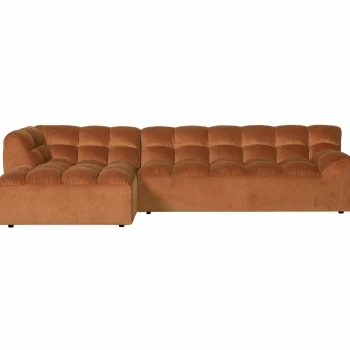 Hot WOOOD Allure Chaise Longue Links Velvet Terra