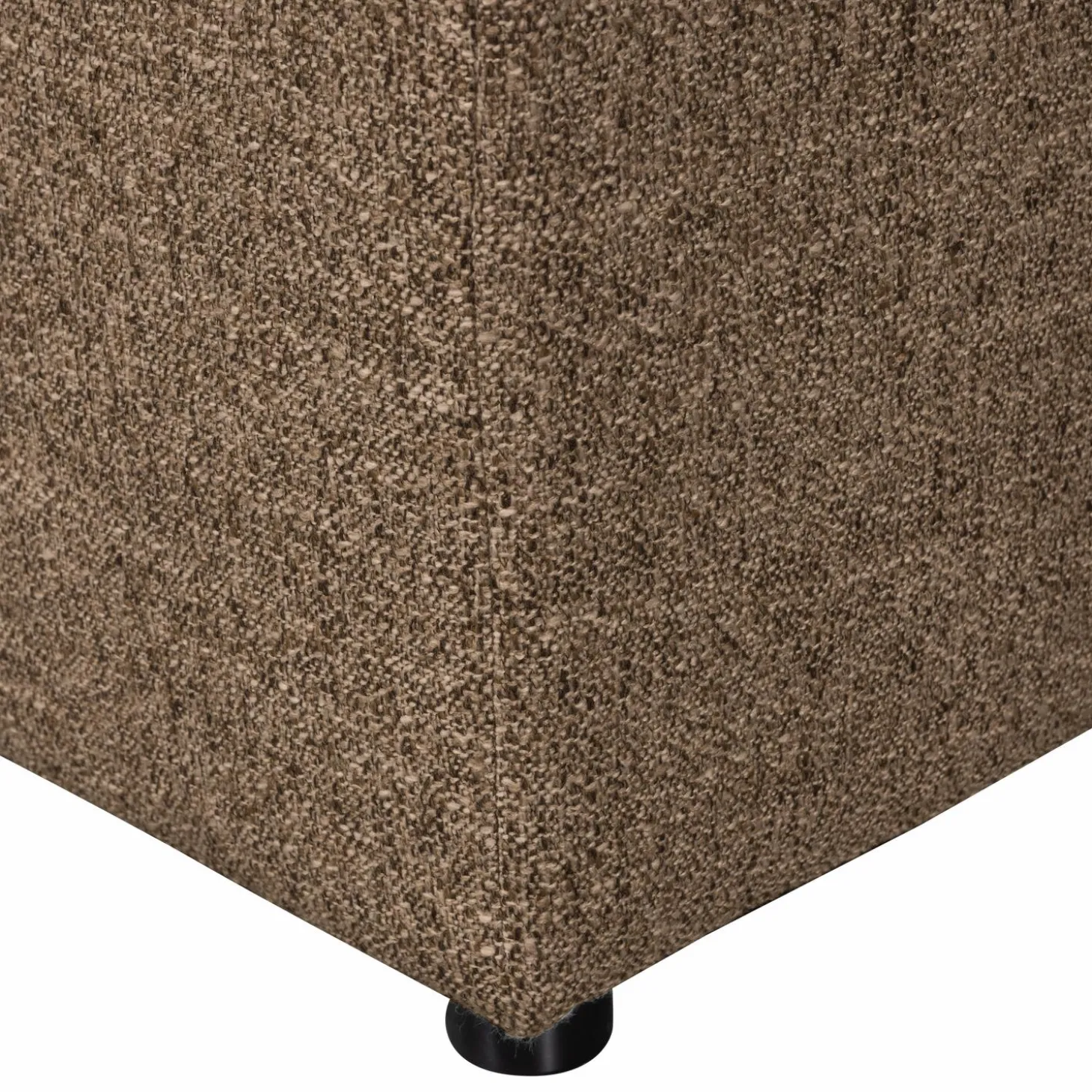 allure-hocker-geweven-stof-don-uHhitaOy-4.webp Sale WOOOD Allure Hocker Geweven Stof Donkerbruin Melange