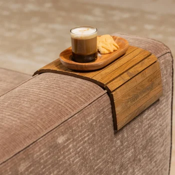 Online WOOOD Armleuning Flexibel Dienblad Eiken - M Antique Afwerking