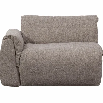 Fashion WOOOD Baggy 1-zits Element Met Arm Links Bruin Melange