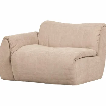 New WOOOD Baggy 1-zits Element Met Arm Links Geweven Chenille Zand