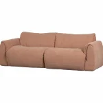 Sale WOOOD Baggy 2-zits Bank Geweven Chenille Oud Roze Oudroze