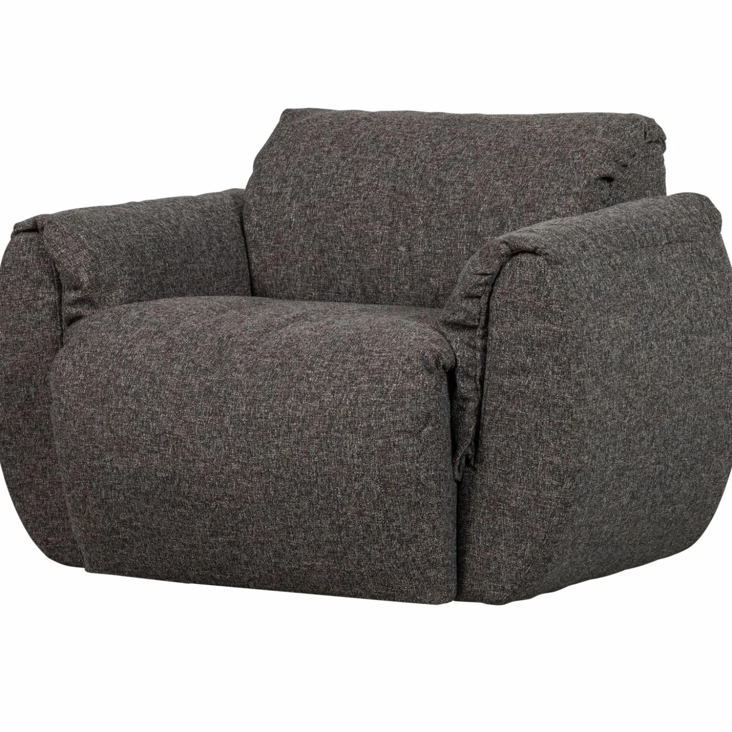 baggy-draaifauteuil-geweven-st-fkuMkUdw-0.webp Outlet WOOOD Baggy Draaifauteuil Geweven Stof Warmgrijs Melange