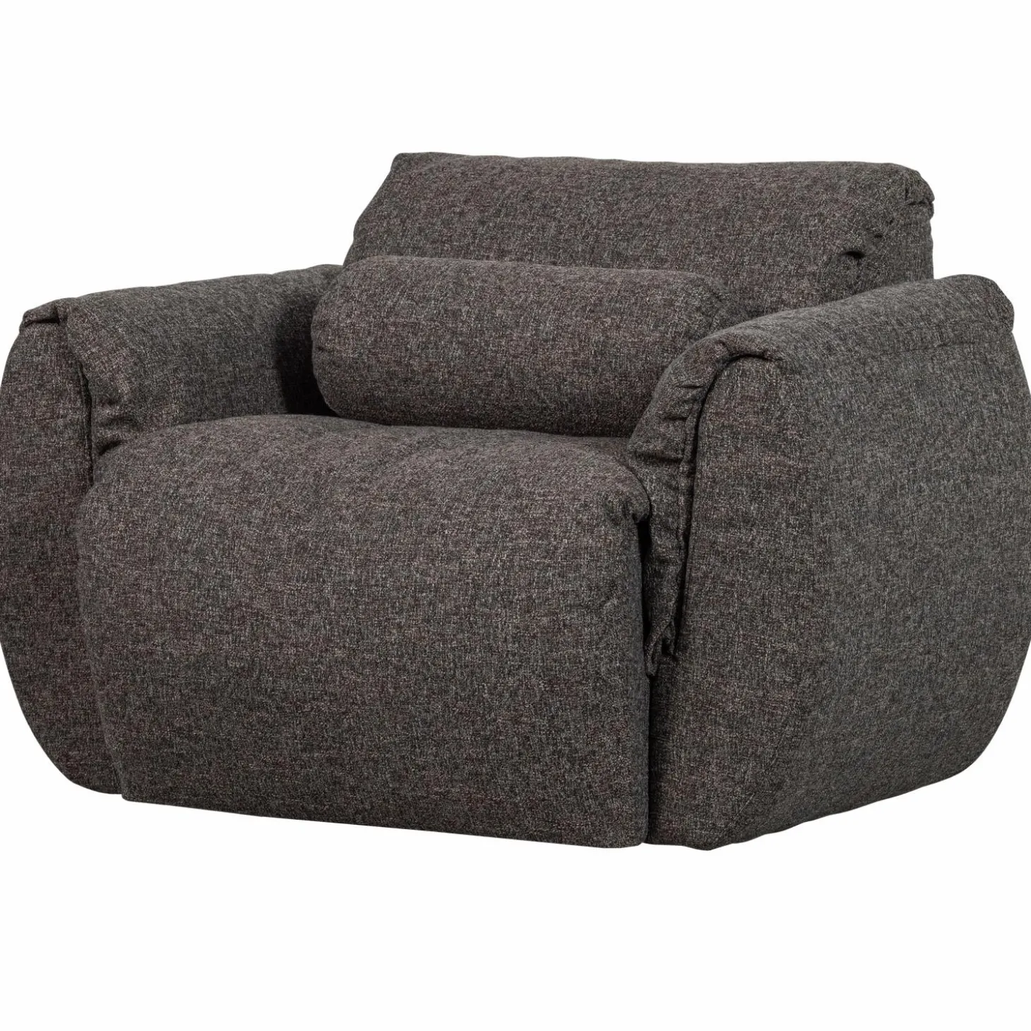 baggy-draaifauteuil-geweven-st-fkuMkUdw-5.webp Outlet WOOOD Baggy Draaifauteuil Geweven Stof Warmgrijs Melange