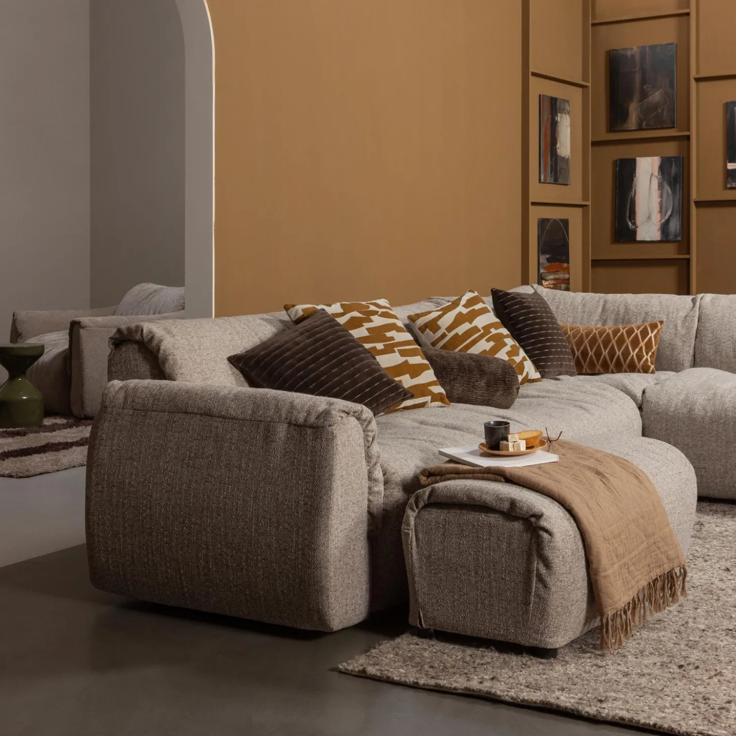 baggy-hocker-geweven-stof-brui-eKoJdMEB-2.webp Best WOOOD Baggy Hocker Geweven Stof Bruin Melange