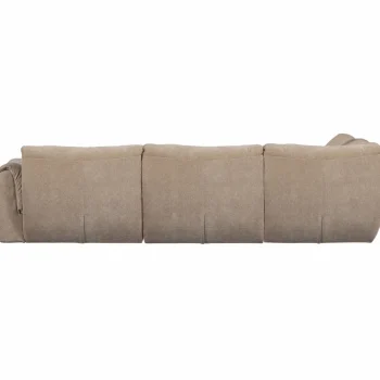 Online WOOOD Baggy Hoekbank Links 3D Chenille Zand