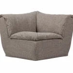 Online WOOOD Baggy Hoekelement Bruin Melange