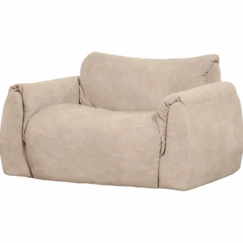 New WOOOD Baggy Loveseat Geweven Chenille Zand