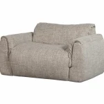 Best WOOOD Baggy Loveseat Geweven Stof Naturel Melange
