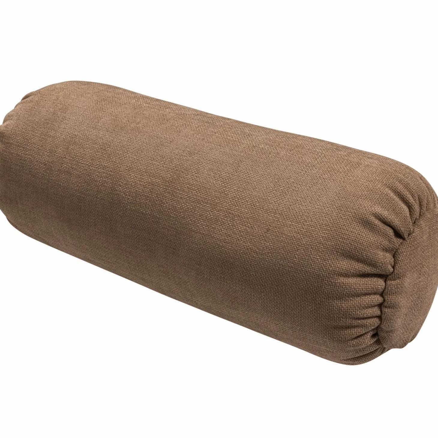 baggy-rolkussen-50x23-cm-gewev-eJFsDVno-0.webp Discount WOOOD Baggy Rolkussen 50xø23 Cm Geweven Chenille Bruin