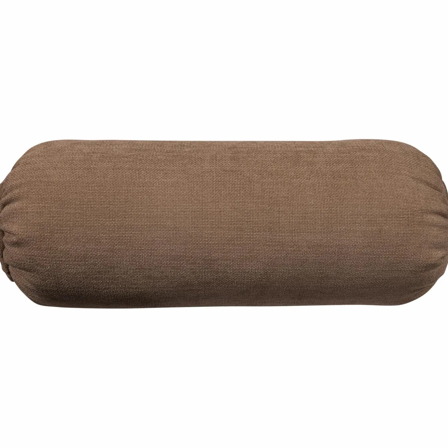 baggy-rolkussen-50x23-cm-gewev-eJFsDVno-1.webp Discount WOOOD Baggy Rolkussen 50xø23 Cm Geweven Chenille Bruin
