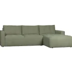 Online WOOOD Bar Chaise Longue Geweven Stof Rechts Groen