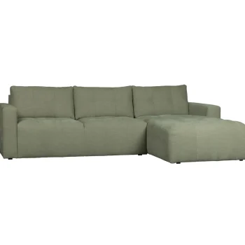 Online WOOOD Bar Chaise Longue Geweven Stof Rechts Groen