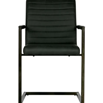 Sale WOOOD Bas Eetkamerstoel Pu Antraciet