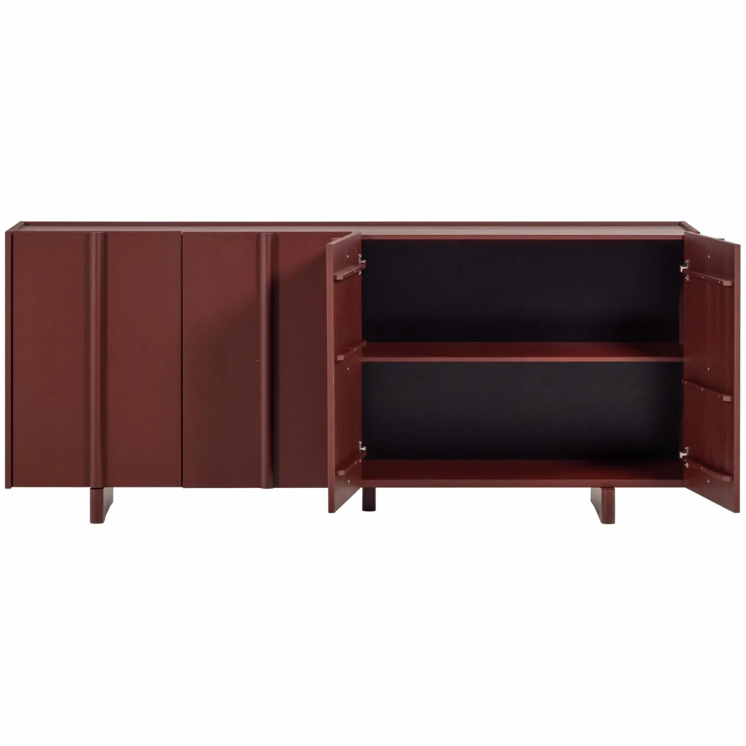 basu-dressoir-grenen-bordeauxr-dQXeHLPJ-4.webp Fashion WOOOD Basu Dressoir Grenen Rood Bordeaux