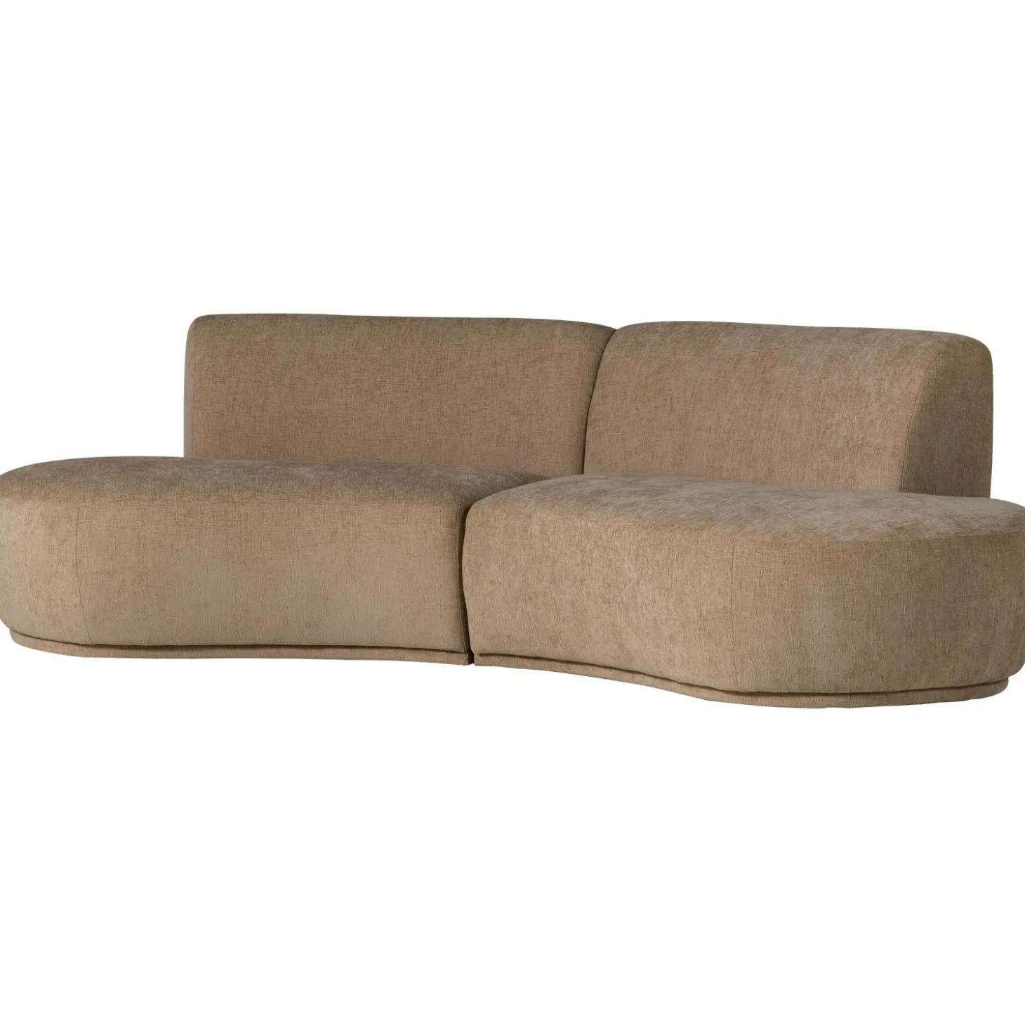 batavier-half-ronde-bank-4-zit-kiUfIquQ-2.webp Best WOOOD Batavier Half Ronde Bank 4-zits Velvet Melange Lichtbruin Lichtbruin Melange