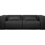 Hot WOOOD Bean 3,5-zits Bank Incl. Kussens Melange Donkergrijs