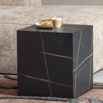 Discount WOOOD Bean Hoekbank Rechts Grove Melange Stof Travertin