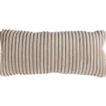 New WOOOD Bean Kussen Ribstof Travertin