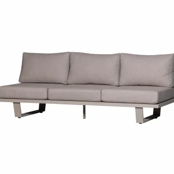 Best WOOOD Bear 3-zits Tuinbank Aluminium Zand