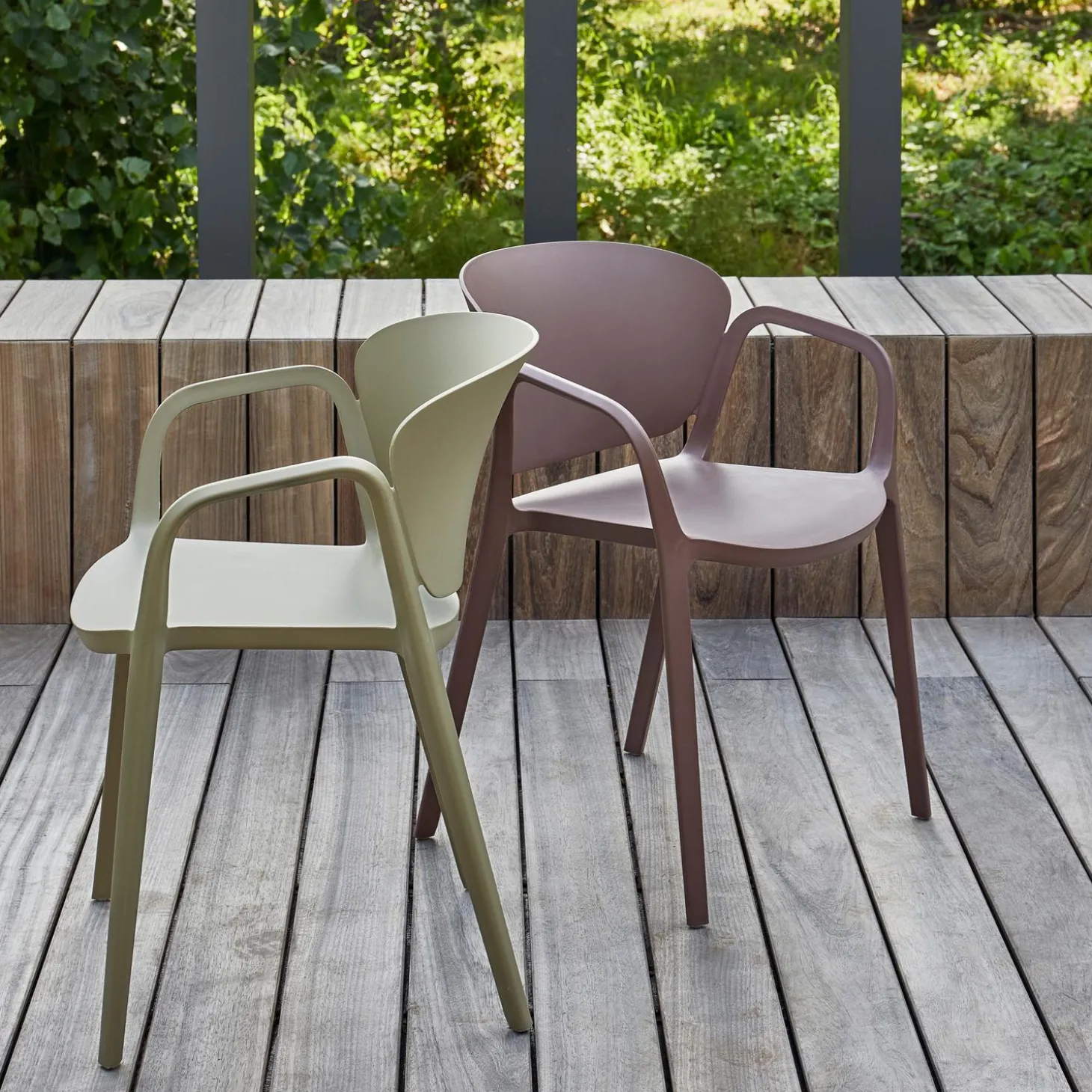 bent-tuinstoel-kunststof-groen-glYFPMBL-3.webp Clearance WOOOD Bent Tuinstoel Kunststof Groen