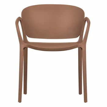 Outlet WOOOD Bent Tuinstoel Kunststof Zalmroze