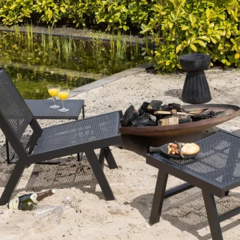 Online WOOOD Bikkel Kruk Hout 40xø28 Cm Naturel