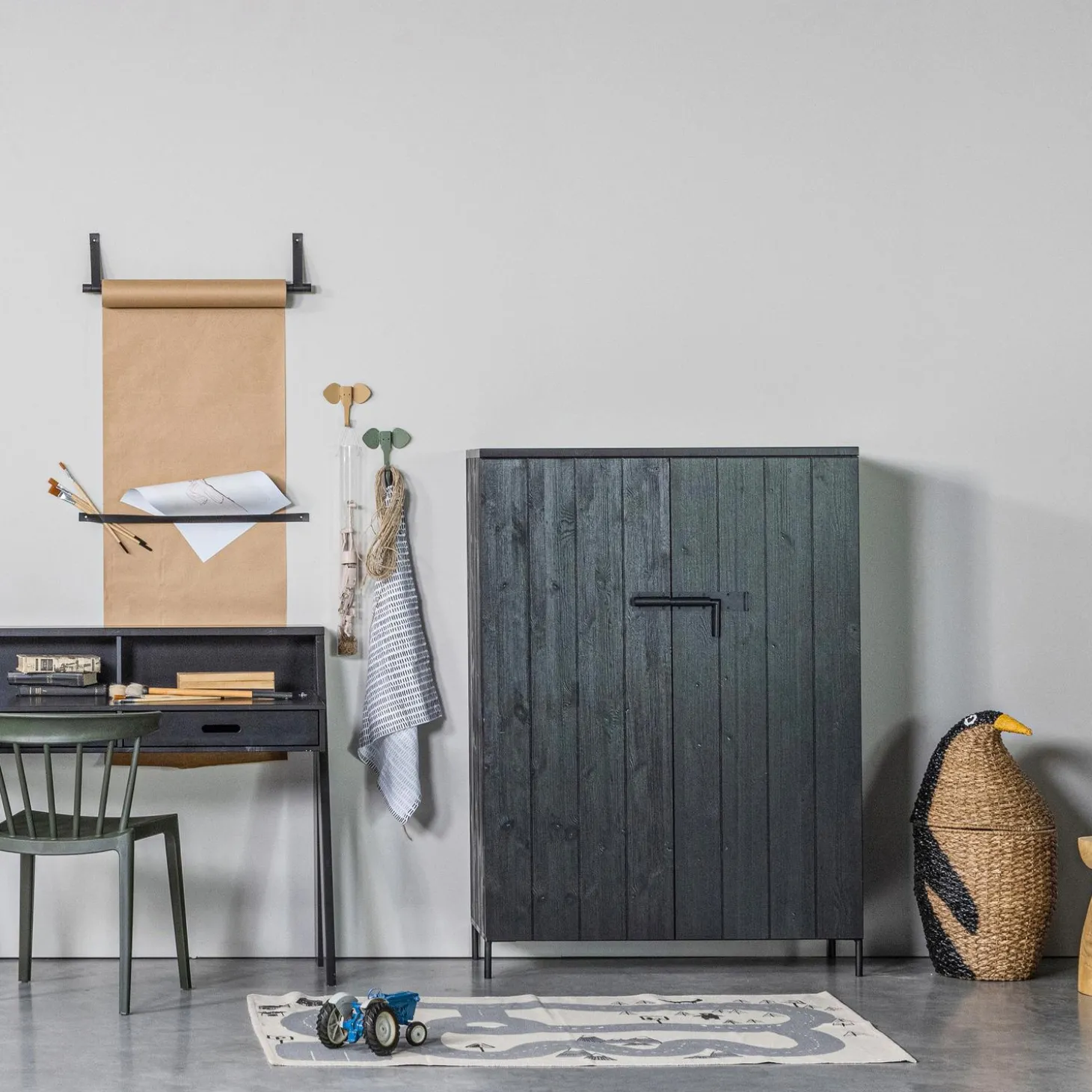 bink-kruk-hout-naturel-40x28-c-QyITobRr-1.webp Sale WOOOD Bink Kruk Hout Naturel 40xø28 Cm