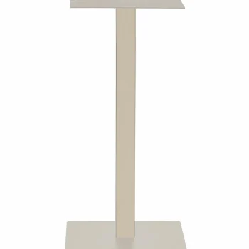 Online WOOOD Bistro Vierkante Bartafel Poot Metaal Dakargrau 105 X 50 X 50 Cm