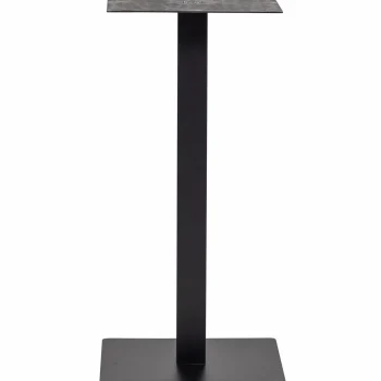 Clearance WOOOD Bistro Vierkante Bartafel Poot Metaal Zwart 105 X 50 X 50 Cm