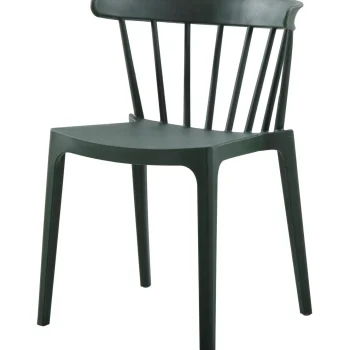 Best WOOOD Bliss Tuinstoel Met Spijlen Kunststof Groen Army