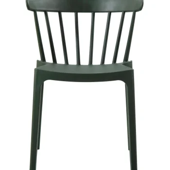 Best WOOOD Bliss Tuinstoel Met Spijlen Kunststof Groen Army