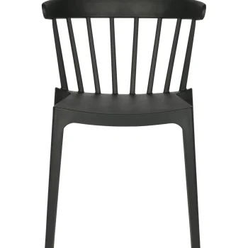 Best WOOOD Bliss Tuinstoel Met Spijlen Kunststof Zwart