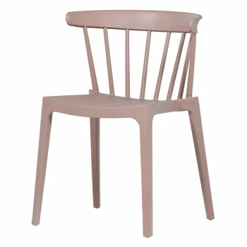 Clearance WOOOD Bliss Tuinstoel Met Spijlen Kunststof Zalmroze