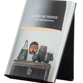 Hot WOOOD Brook Boekenstandaard Staand Metaal Zwart