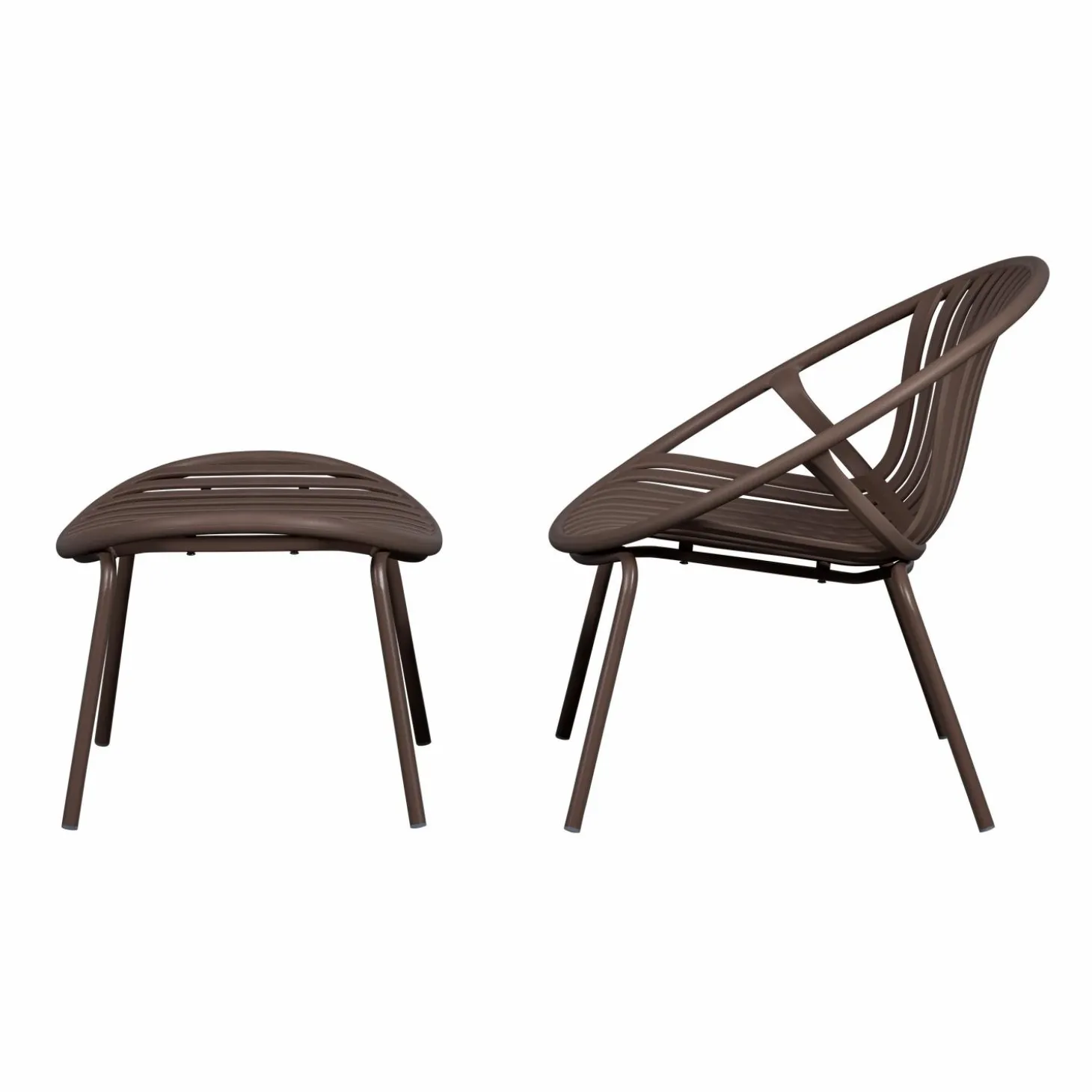 bruce-tuin-loungestoel-hocker-eizMLNnG-3.webp Online WOOOD Bruce Tuin Loungestoel + Hocker Pp/metaal Paars/bruin