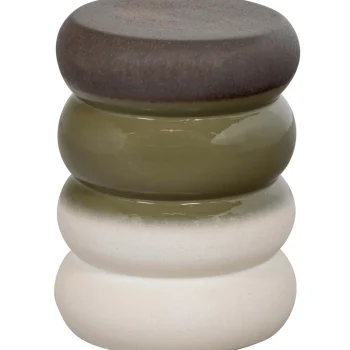 Outlet WOOOD Bulb Bijzettafel Keramiek Groen 44x34ø Cm