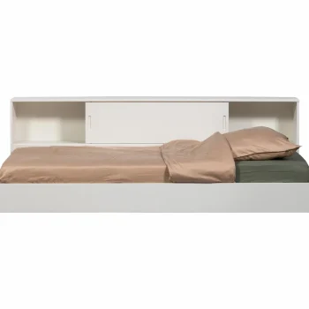 Outlet WOOOD Carter Bed Grenen 90x200 Cm Wit