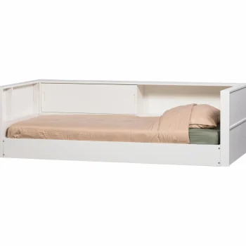 Sale WOOOD Carter Bedbank Grenen Wit