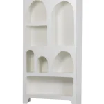 Best WOOOD Caz Vakkenkast Breed Wit