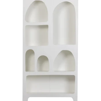 Best WOOOD Caz Vakkenkast Breed Wit