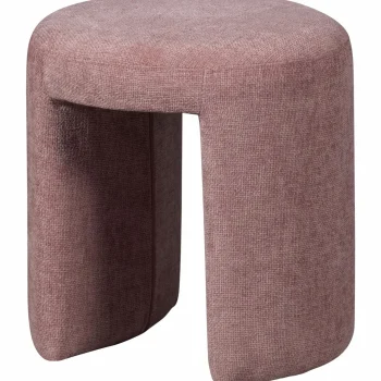 Best WOOOD Charlie Gestoffeerde Kruk Blush