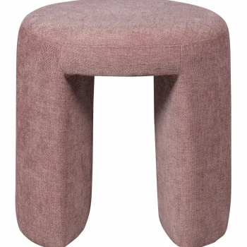 Best WOOOD Charlie Gestoffeerde Kruk Blush