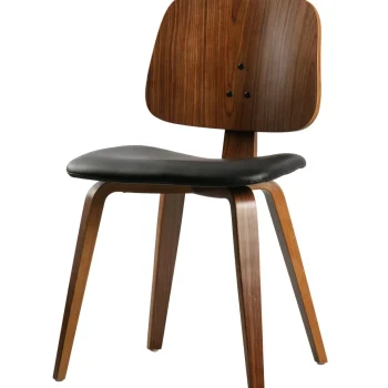 Discount WOOOD Classic Eetkamerstoel Zwart/walnoot