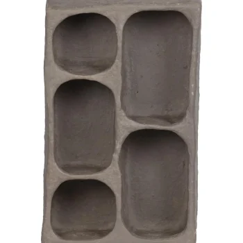 Sale WOOOD Clay Wandkastje Papier Mache Grijs